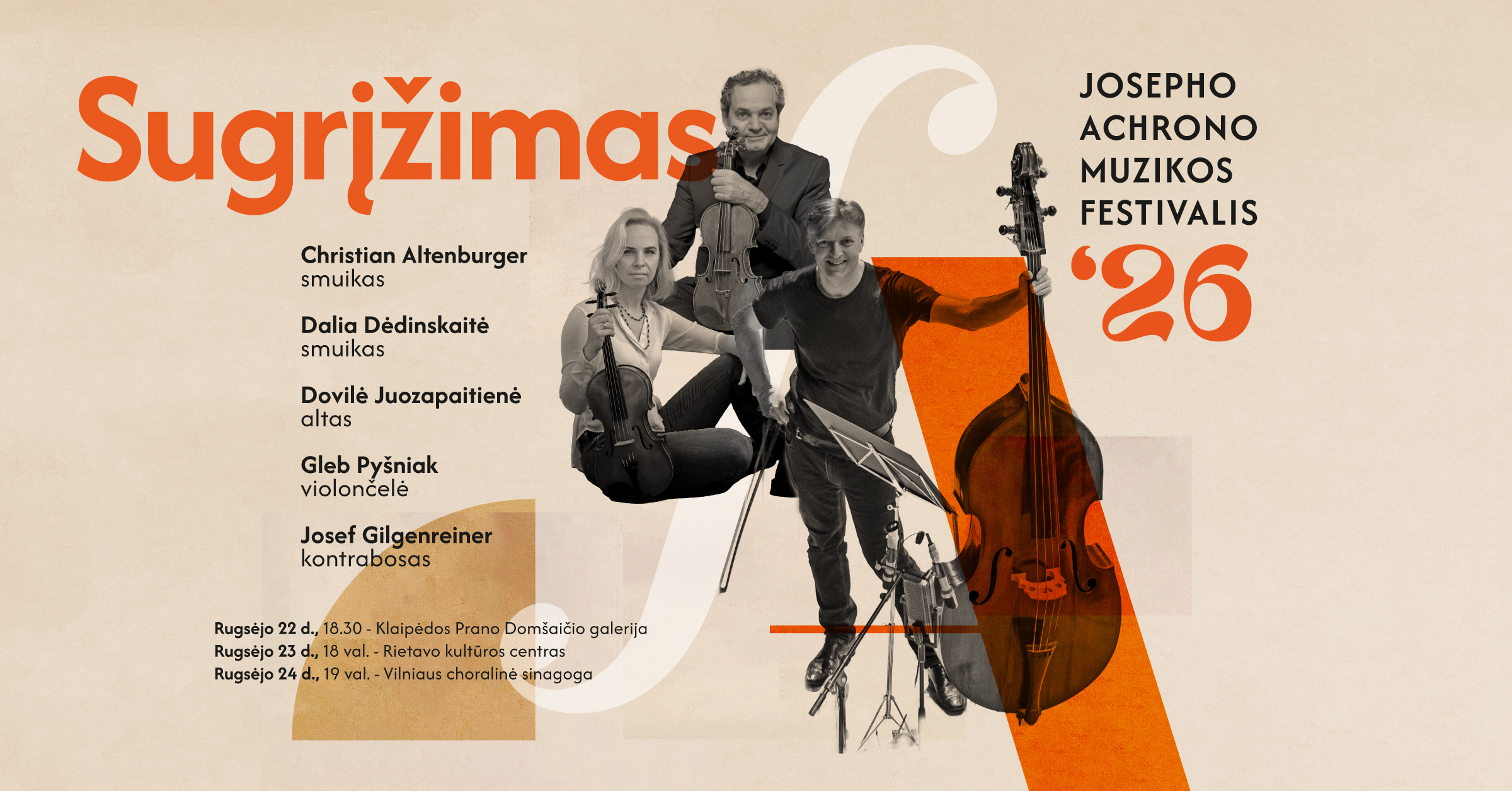 V Tarptautinis Josepho Achrono muzikos festivalis - Sugrįžimas