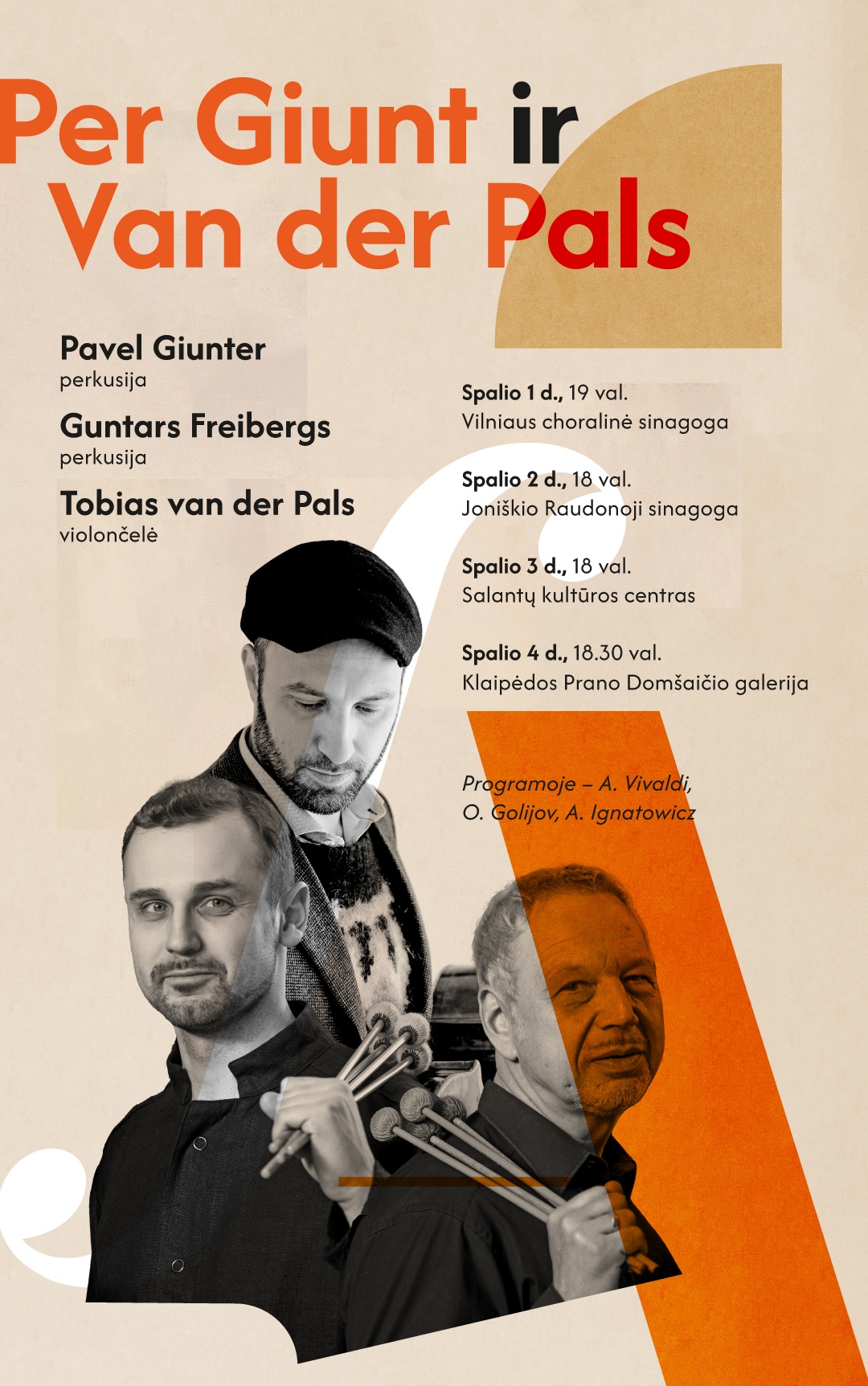 V Tarptautinis Josepho Achrono muzikos festivalis - Per Giunt ir Van der Pals
