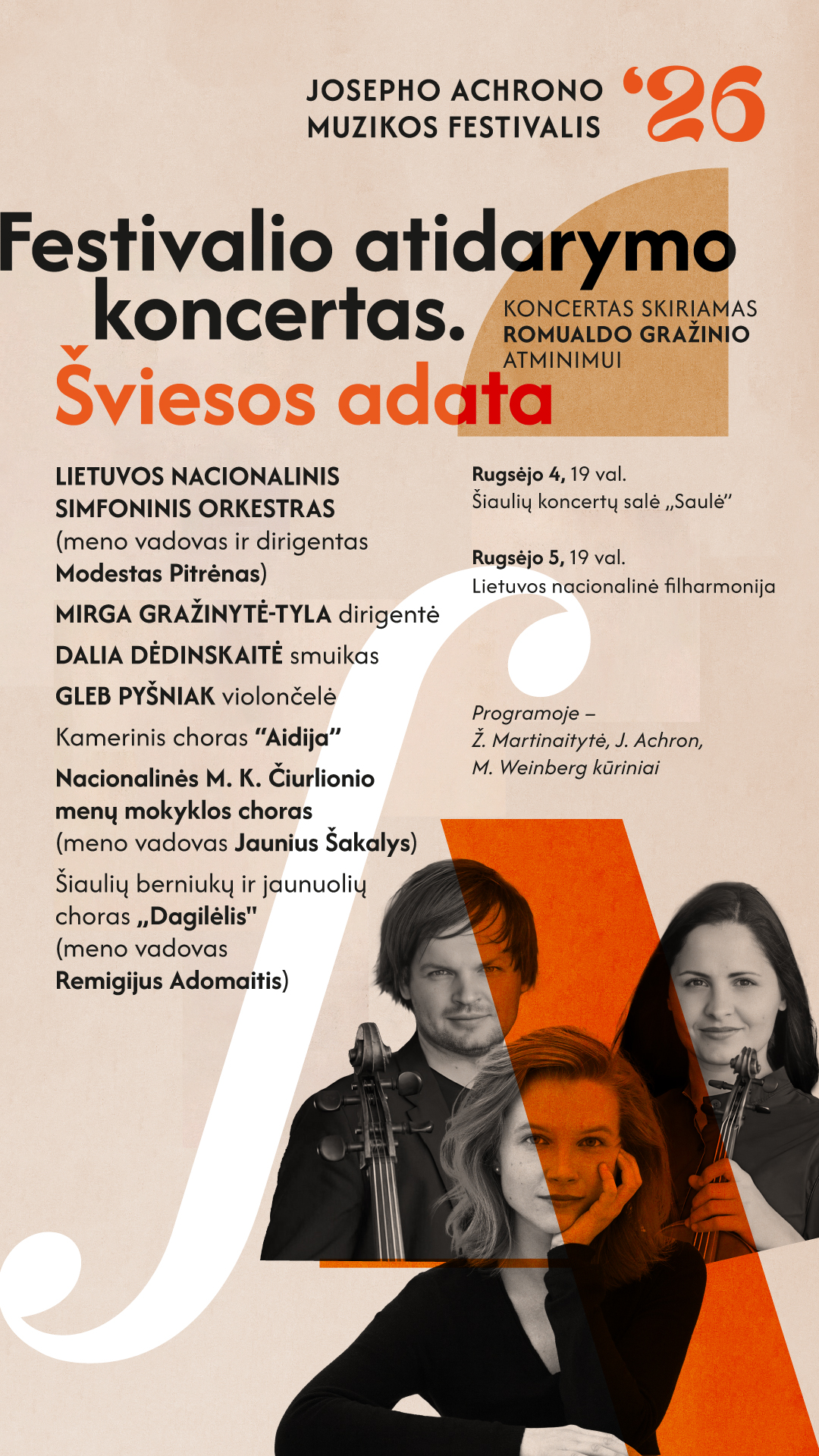 V Tarptautinis Josepho Achrono muzikos festivalis - Duo Andersson